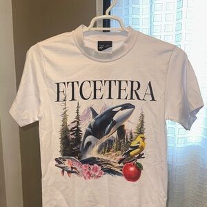 Etcetera White Nature Graphic T-Shirt